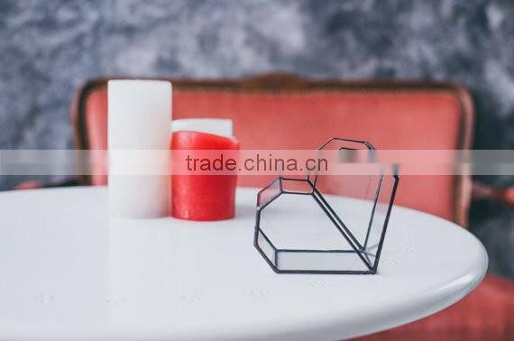 Heart in Glass Valentine's day Glass box Geometric heart Soul gift Candle holder Jewelry