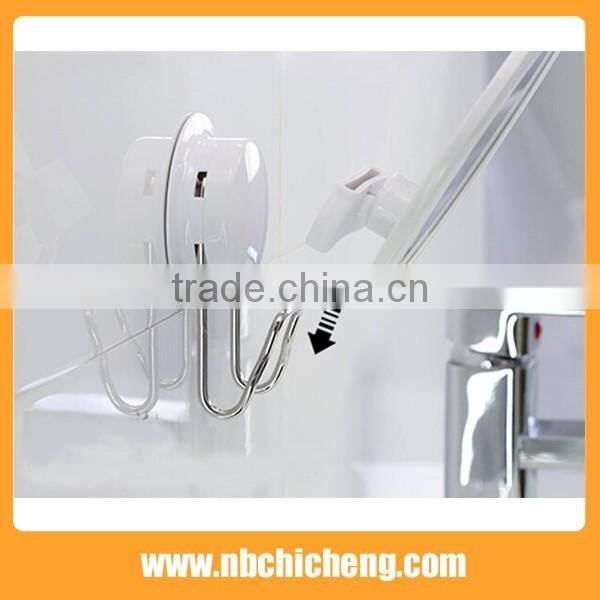 Bath mirror set suction cup hook Suction Cup Shower Mirror with Hanging Hooks