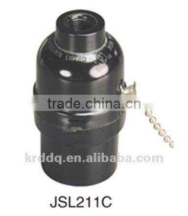 bakelite E26 lampholder with switch