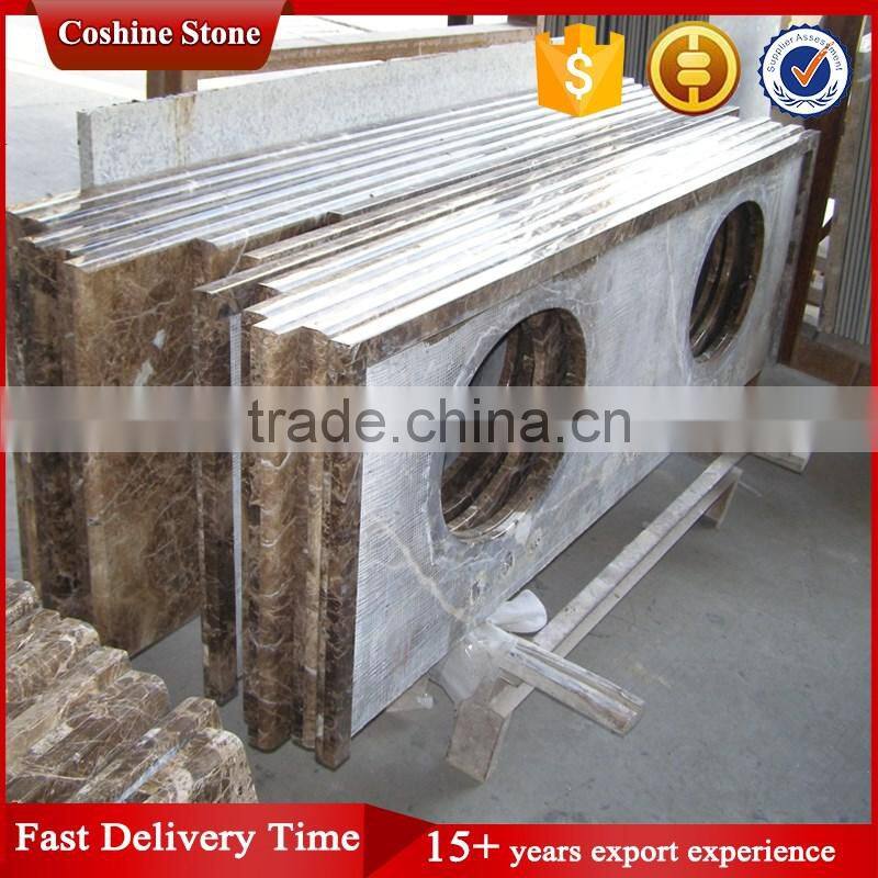 Various color cheap and commericial marble vanity top for bathroom
