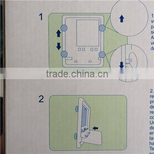 Cosmetic mirror makeup mirror bathroom mirror with sucker and shelf