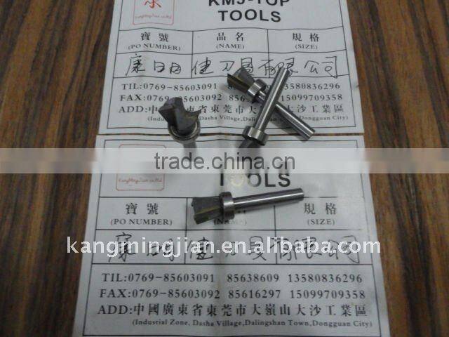 triple flute/blade router bit With Upper Bearing