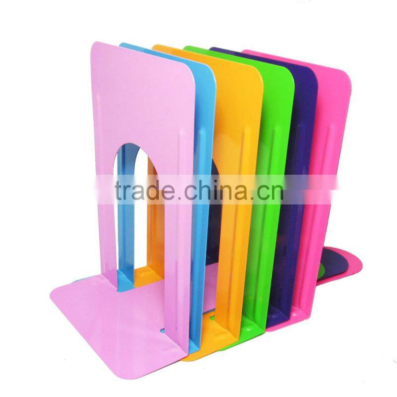 High quality colored simple design 5"metal desktop book stand