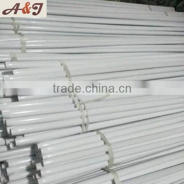 White yellow blue green long wood sticks for home and industrial cleaning brooms