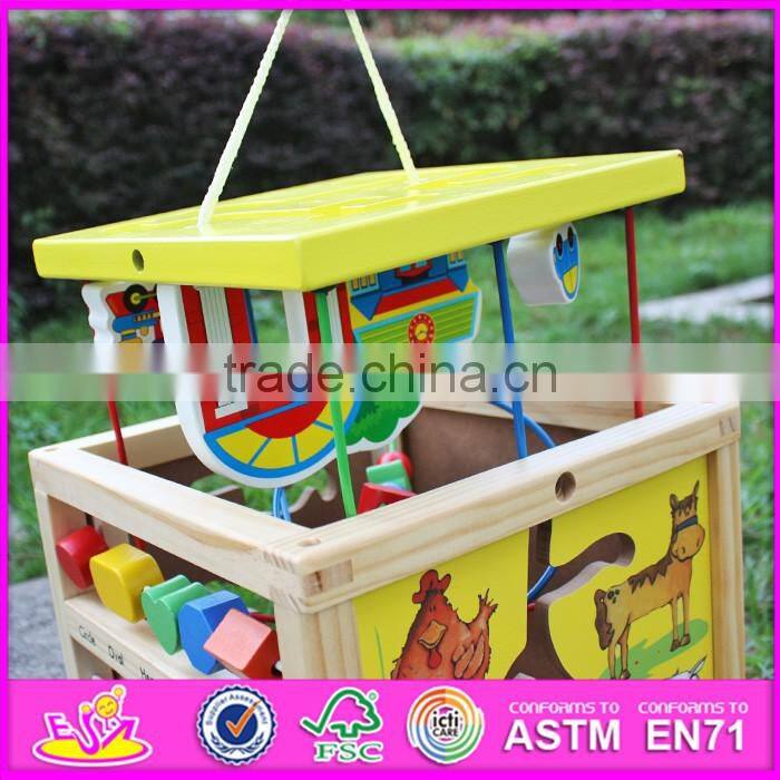 2016 Best design educational wooden toddler toys W11B127
