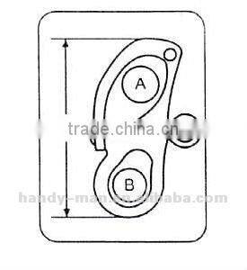 SS450 Stainless Steel 316 Fixed Snap Shackle