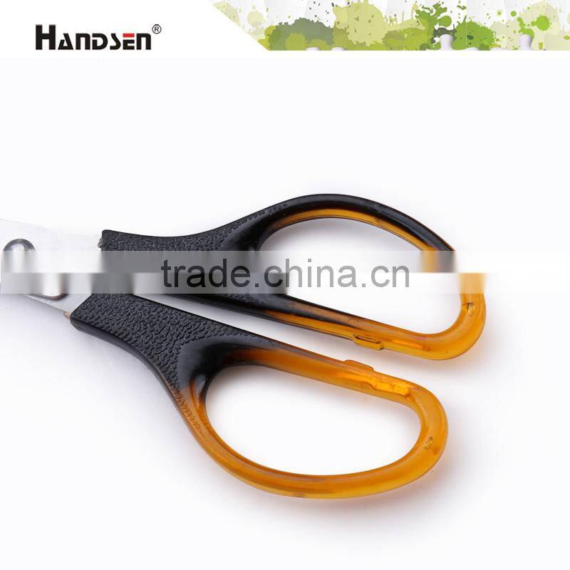 PS handle popular 6-3/4" office amber scissors