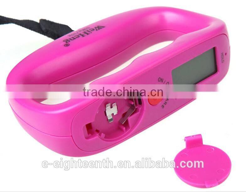 2016 new arrival hot sale 50kg/10g Digital LCD Travel Luggage Hanging Weighing Electronic Hook Scale