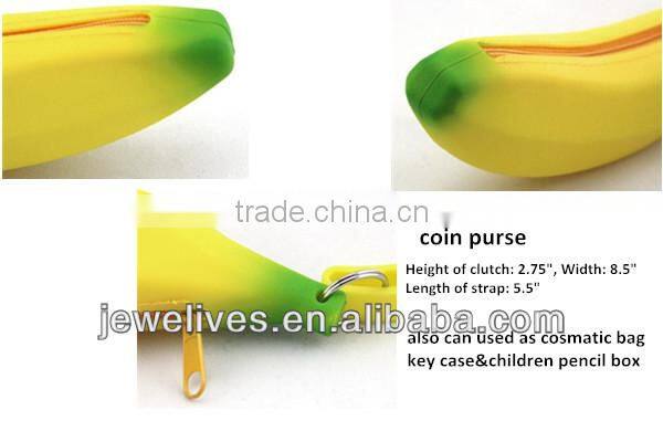 Novelty design silicone pencil grip bag