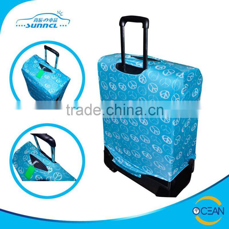 Customized Size Waterproof Suitcase Cover , Luggage Cover