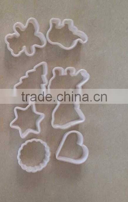 Lovely shape plastic cake mold set baking tools christmas cake mold