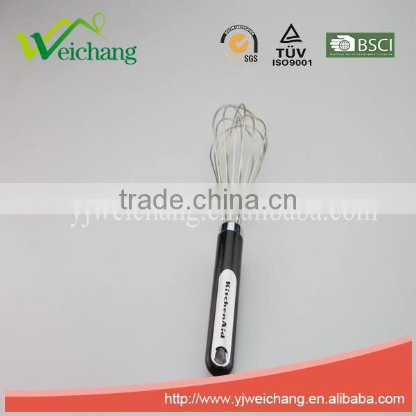 WCT041 Stainless Steel Egg Whisk, Stainless Steel Wire Manual Whisk Rotary Egg Beater Hand