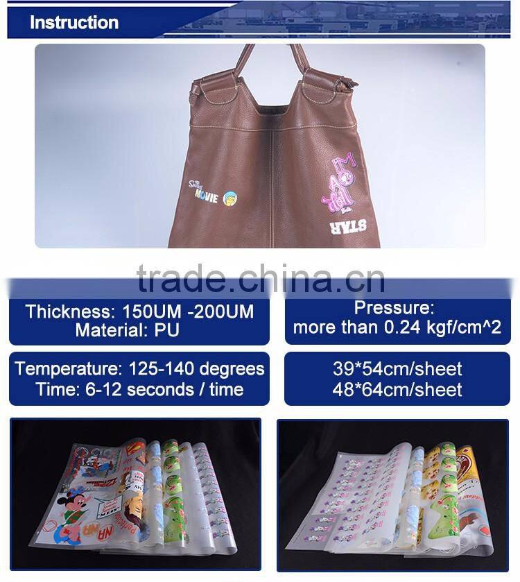 Jiabao manufacture heat transfer printing for lady leather bags