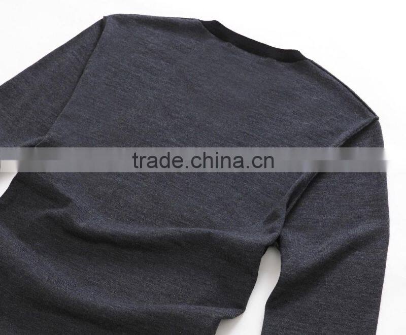 men color combination winter crew neck knit sweater , pullver cardigan