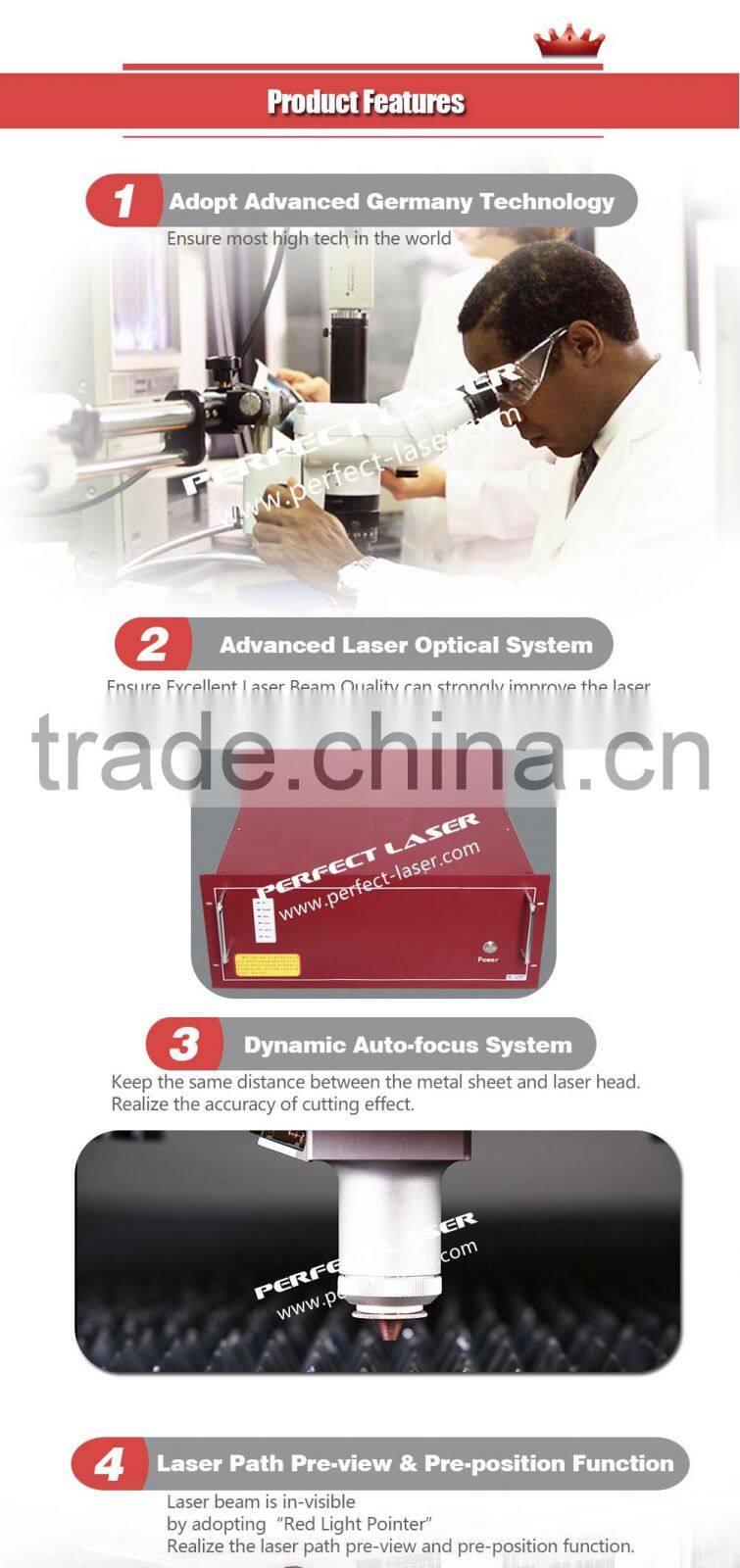 300W 500W fiber laser metal cutting machine promotional price for sale