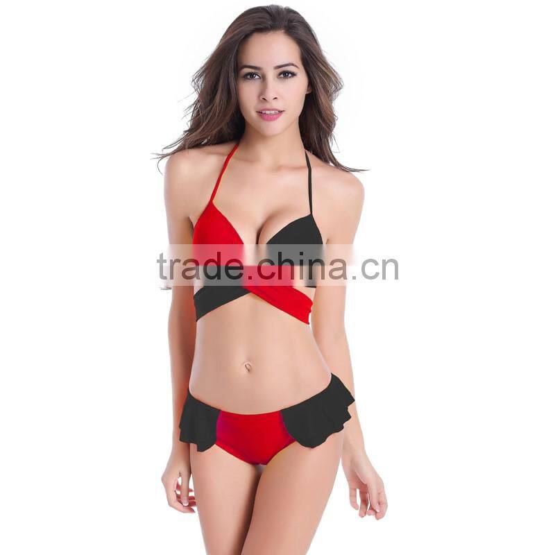 New Design Hot Korean Sexy Girl Bikini Swimwear 2016