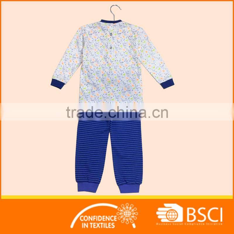 winter kids clothing aop print homewear pyjamas