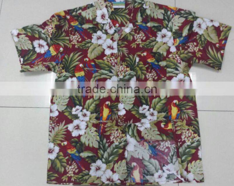 MENS PRINTED HAWAIIAN SHIRT 96 16