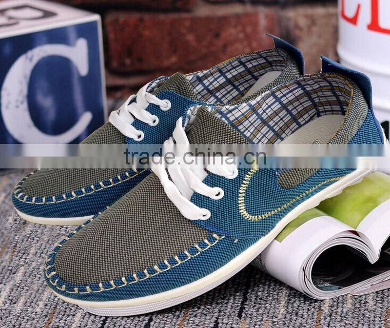 Slip on style china canvas shoe flat school shoes fashion man trainers shoes 2017