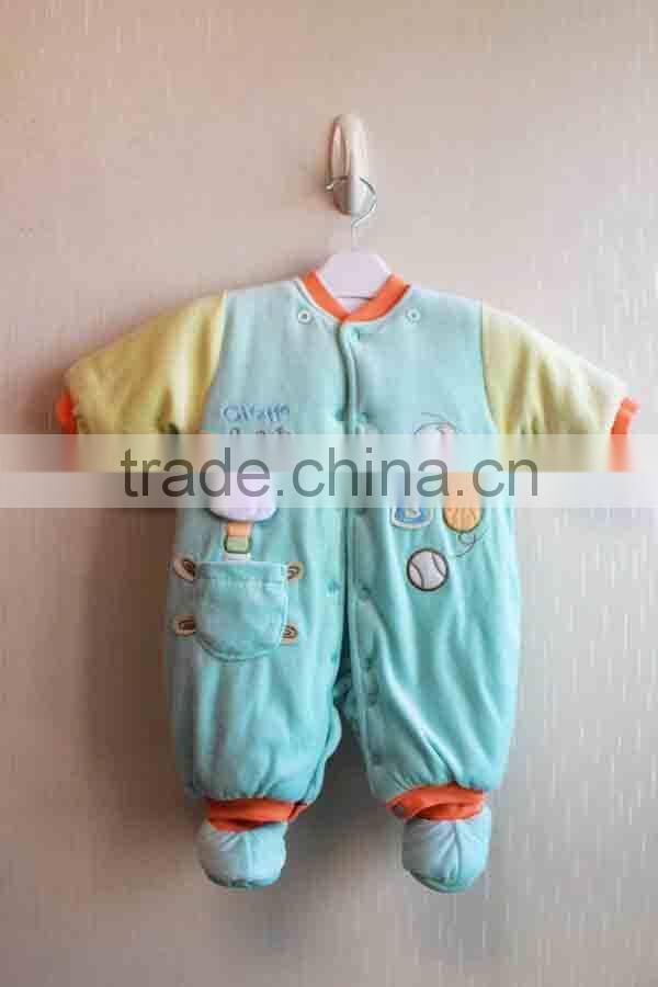 Wholesale Winter Cute Style Baby Boy Winter Coats Long Sleeve Coats 100% Cotton