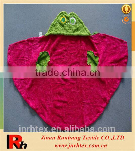 100% cotton custom children hooded bathrobe