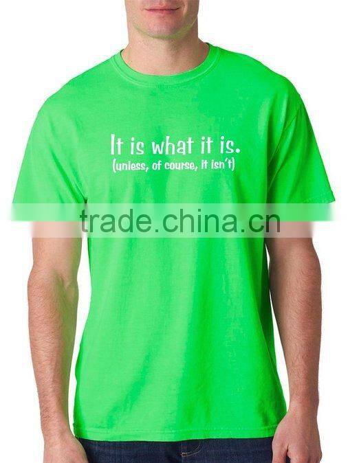 China manufacture 160gsm 100% Ring Spun Cotton Custom T shirt Printing