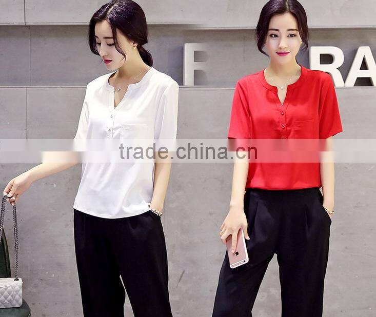 2016 new fanshion custom casual women modal half t-shirt