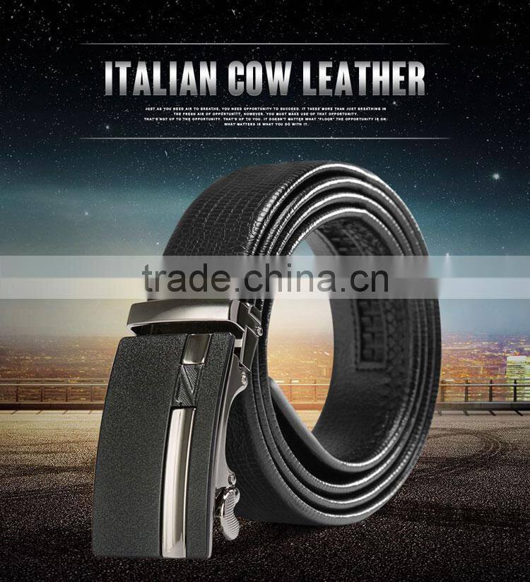 Hot Sale Luxury Men 's Leather Casual Belt Buckle Male Leather Business Belt