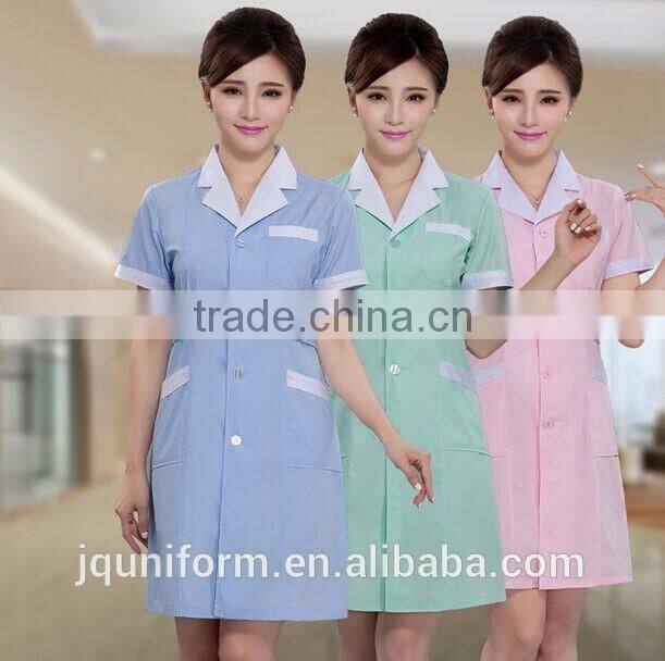 Custom Popular Fashionable Summer Short Sleeve Doctor Medical Coat /Winter Long Seeve Hospital Medical Uniform