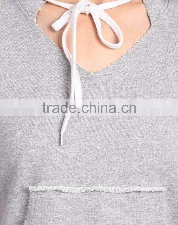 Wholesale cropped plain custom hoodies