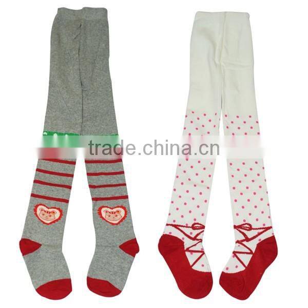 Fashion Design Jacquard Printed Sexy Baby Girls Tights Pantyhose