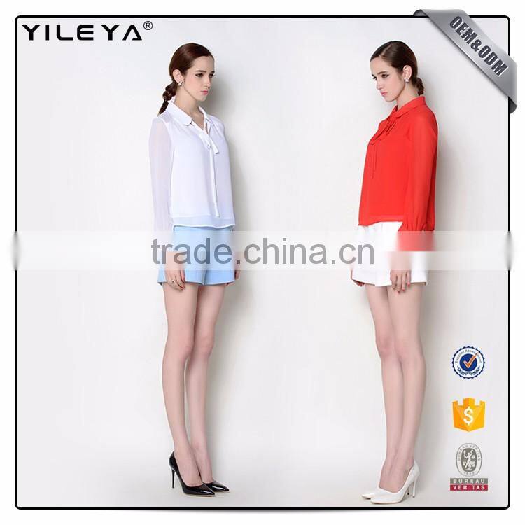 Design normal ladies blouse ladies top fashion blouse,ladies sexy back neck designs blouse