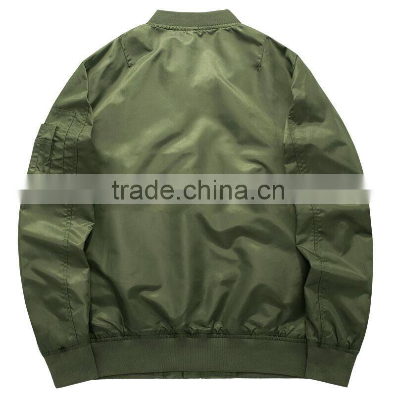 Jacket Men Design Baseball Jacket Custom Print Cheap Green Army Jacket
