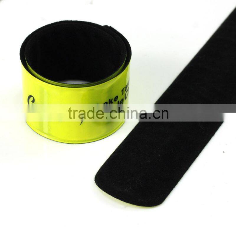 Promotional custom design reflective PVC slap band