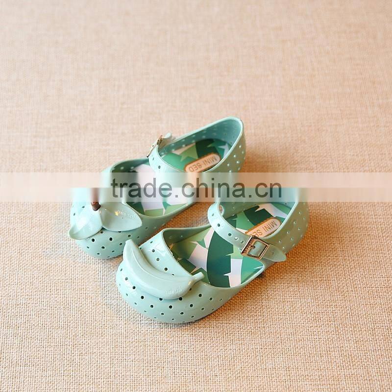 banana design mini melissa for girls, banana mini melissa