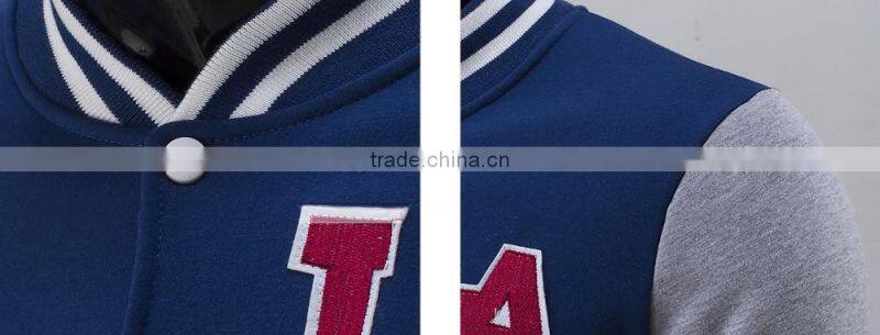 Stylish Contrast Color Men Winter Jacket / Long Sleeves With Patch Men Jacket/Front Pocket Men Jacket T1701010