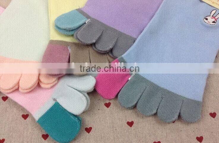 Fashion Cute Girls Funny Five Toe Socks
