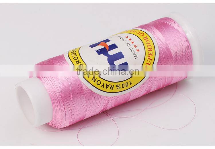 100% Viscose rayon embroidery thread for computerized machine embroidery