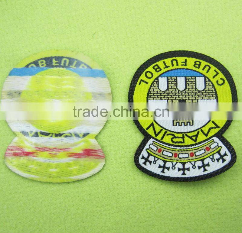 application of gum clothing label