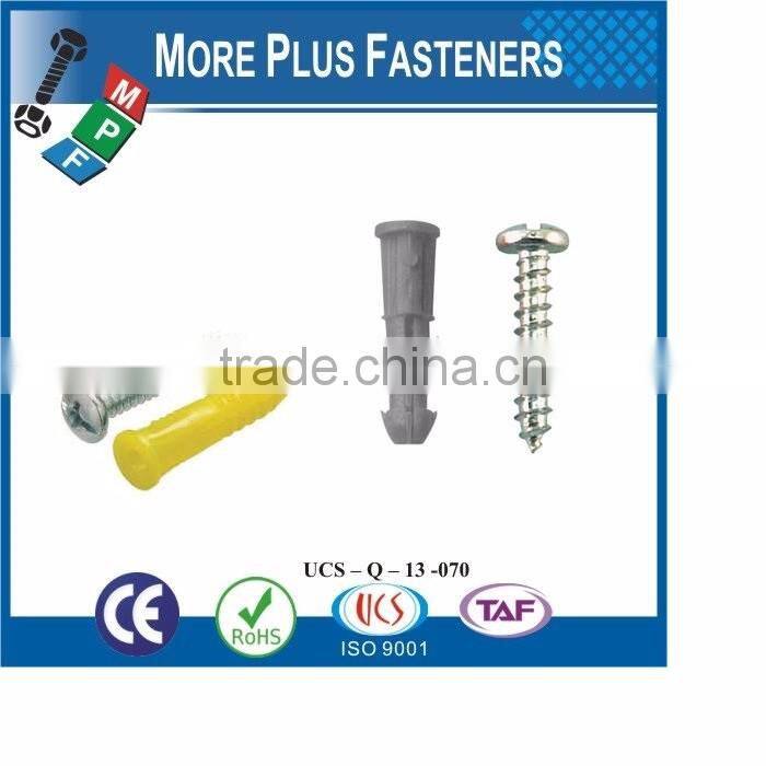 Made in Taiwan Green Black Red White Yellow Color High Quality Material PA PE Nylon Anchor