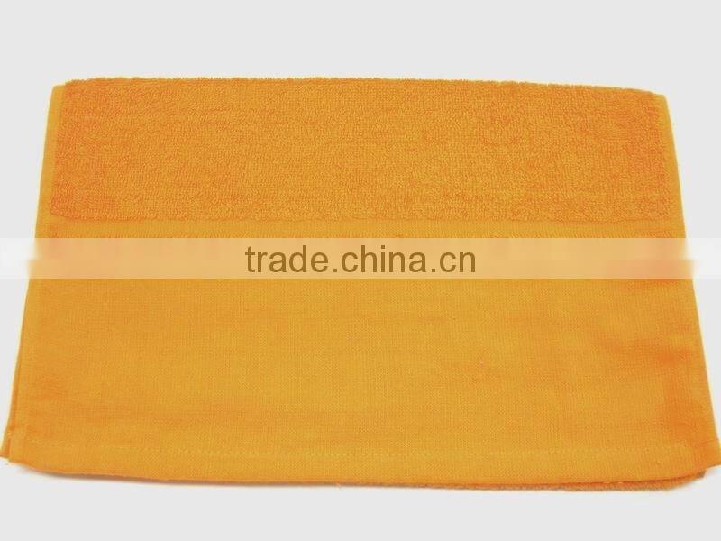 100% cotton dobby solid colore flannel face towel facecloth