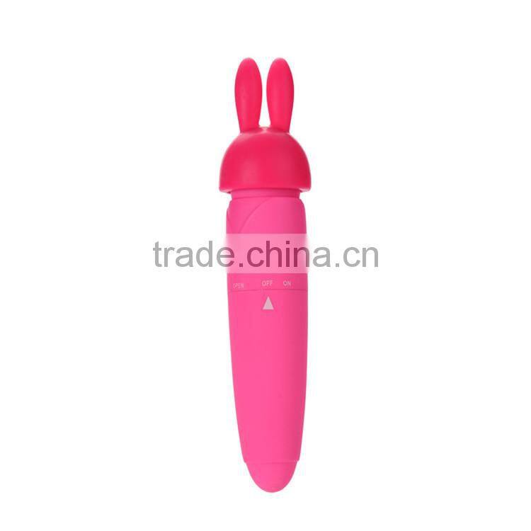 Rabbit Sex Toys Women Vibrator With 3 Caps G-spot Vibrating Sex Massage Machine