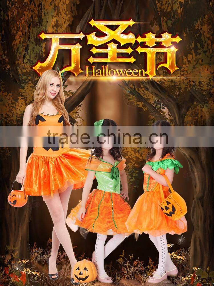 Hot sale short style halloween party women witch costume with witches hat