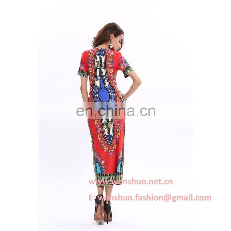 Thailand Indonesia Totem Printing Restore Dress