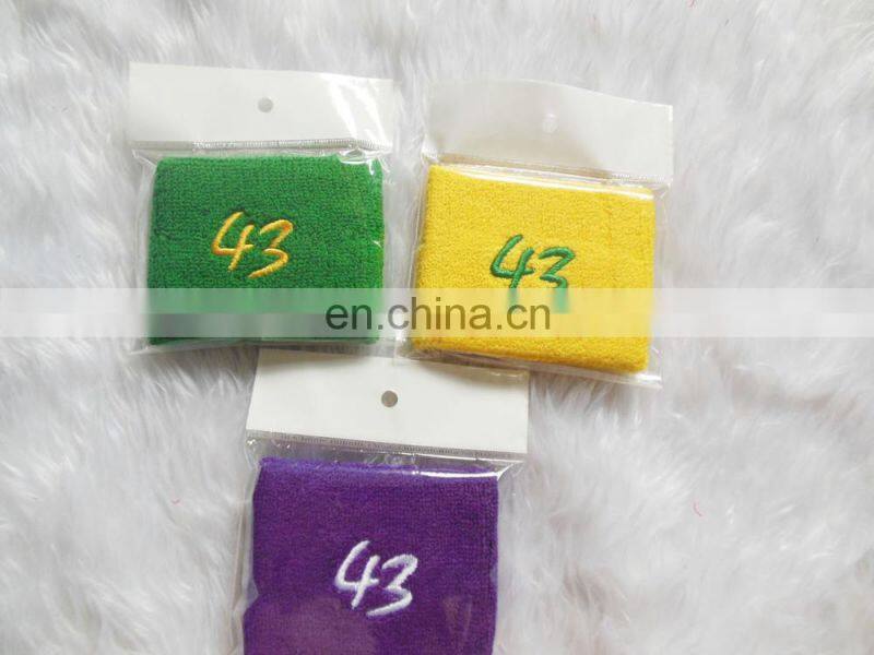 Colored wholesale cotton wrist band Custom Wrist band
