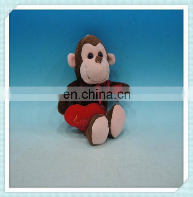 Mini Green Frog Plush Toy with Heart