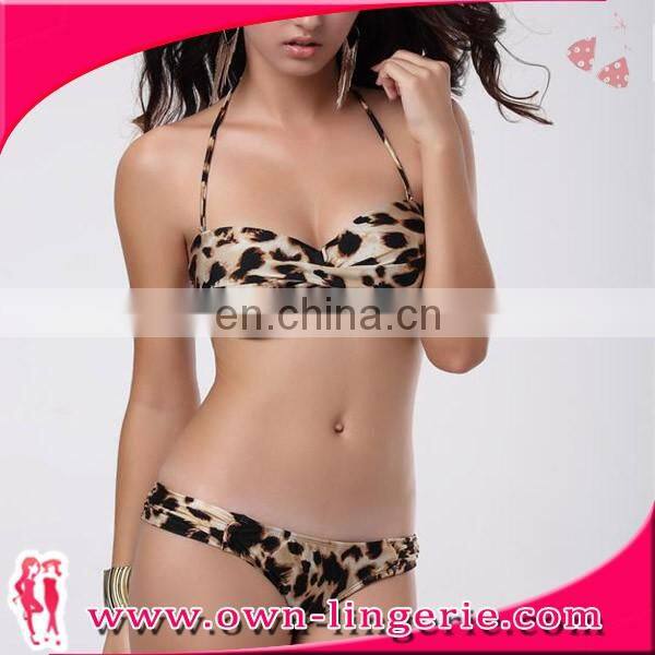 2017 Top fashion animal print sexy bikini woman sexy bikini custom summer bikini