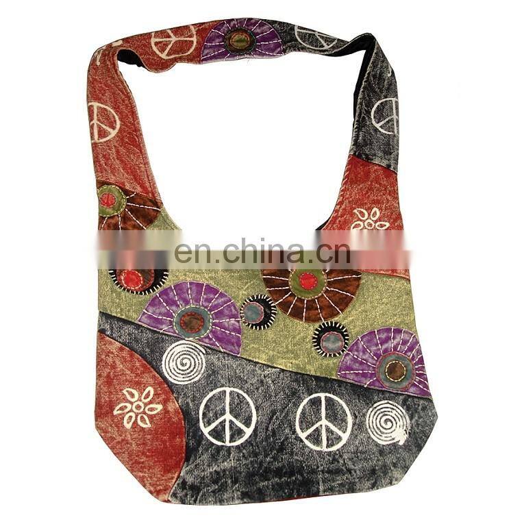 Wholesale New Canvas Fashion Ethnic Teen Fashion College Bag