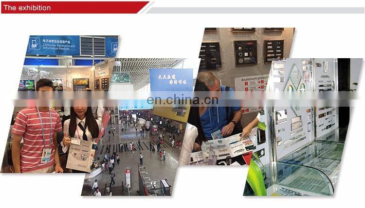 MINGYUAN Custom aluminum self adhesive fashion decorative metal nameplate