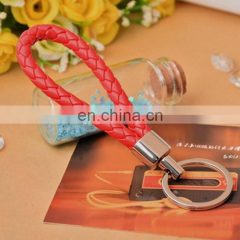 2016 Newest Style Simple Style High Quality Woven Rope Keychain